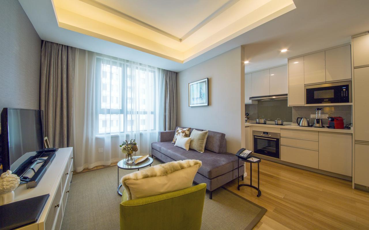 One Sunland Serviced Suites Managed By Lanson Place Shanghai Exteriör bild